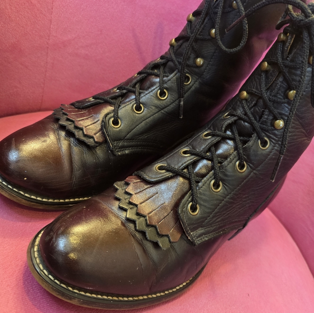 LAREDO ROPER BOOTS SZ8 - Picture 7 of 16
